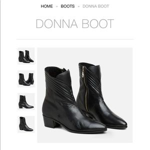 Modern Vice Donna Boot Black Leather 7.5